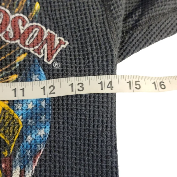 Harley-Davidson Vintage 80's American Eagle Graphic Long Johns Size M RARE - Picture 8 of 9
